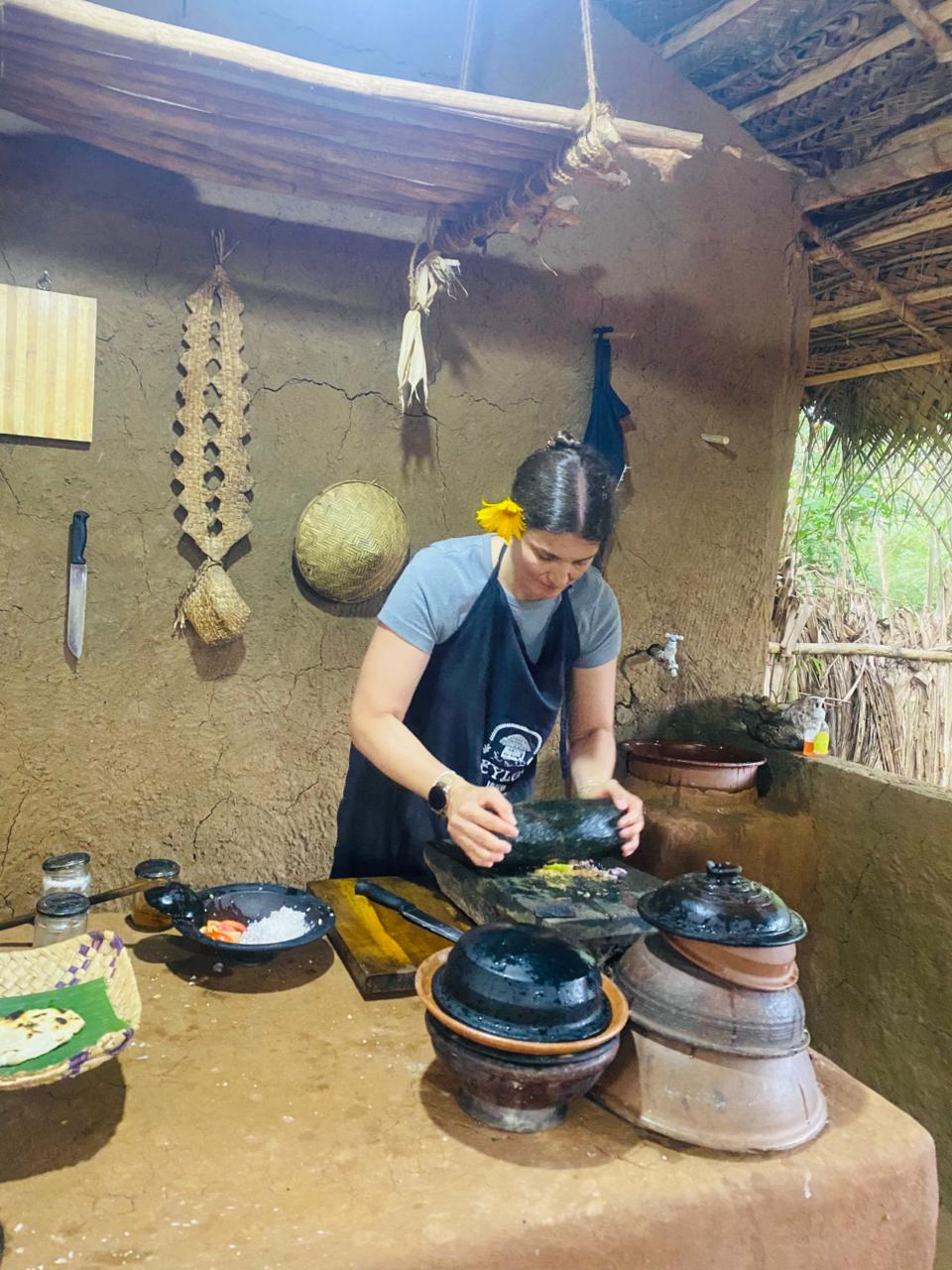 Traditional cooking setup